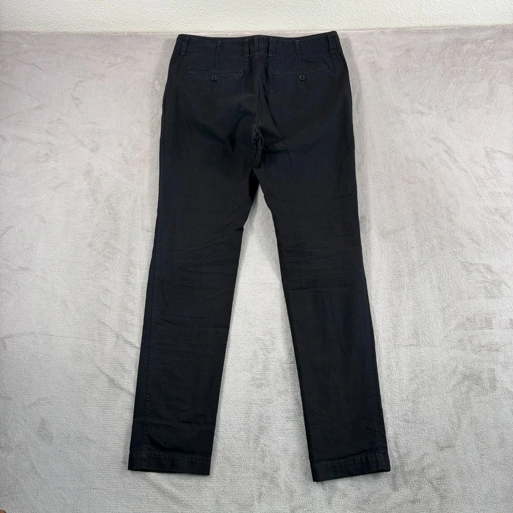 James Perse Cotton Canvas Utility‎ Pant in Black Men Actual 34x31 (Tag 30) $295